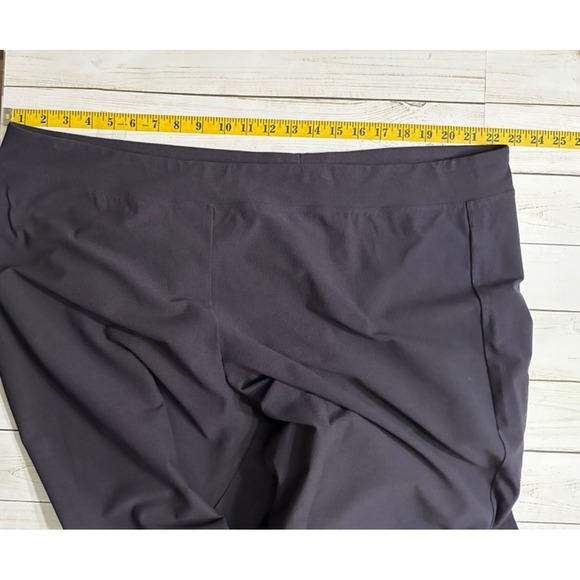 NWT Eileen Fisher Plus Nocturne (Dark Blue) Slim Boot Cut Pants Crep 3X Stretch - Picture 4 of 9